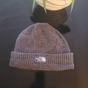 Northface Unisex Beanie Grey|White